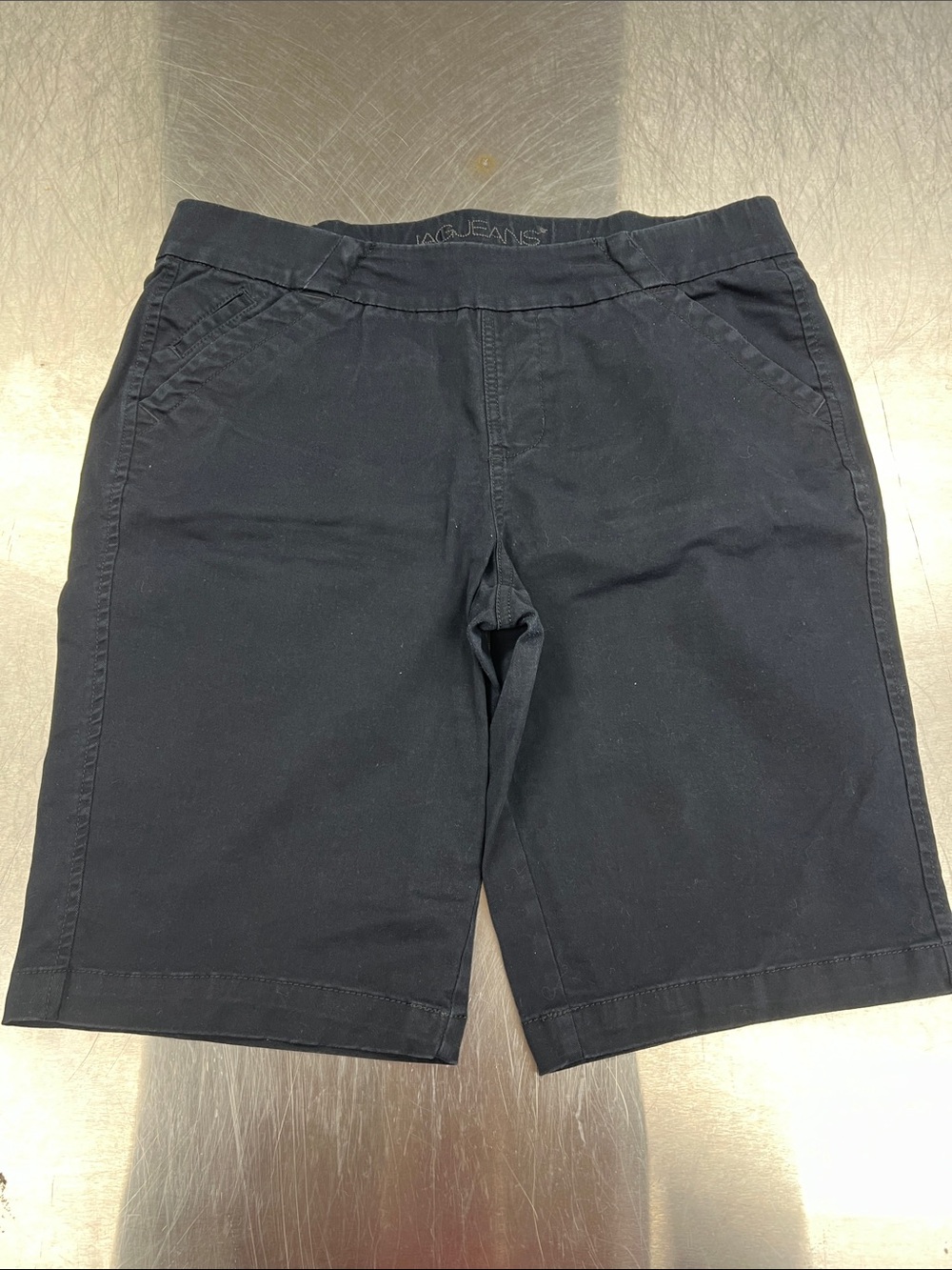 Jag Jeans Black Bermuda Flat Front Shorts Women’s 14